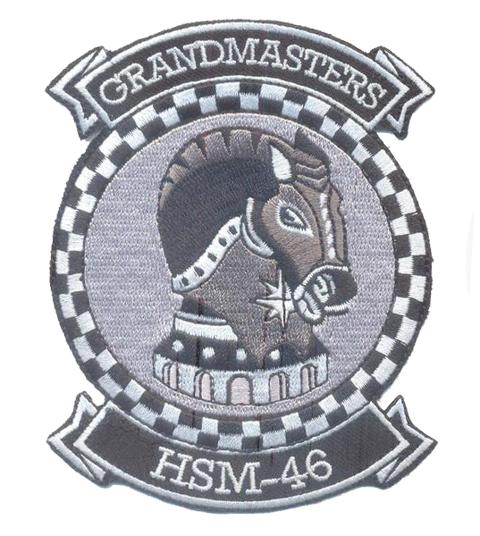 Officially Licensed US Navy HSM-46 Grand Masters Patch