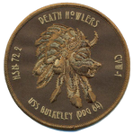 Official US Navy HSM-72 Death Howler Brown Patch