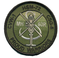 Official HSM-72 Silver Dollar MH-60R Patches