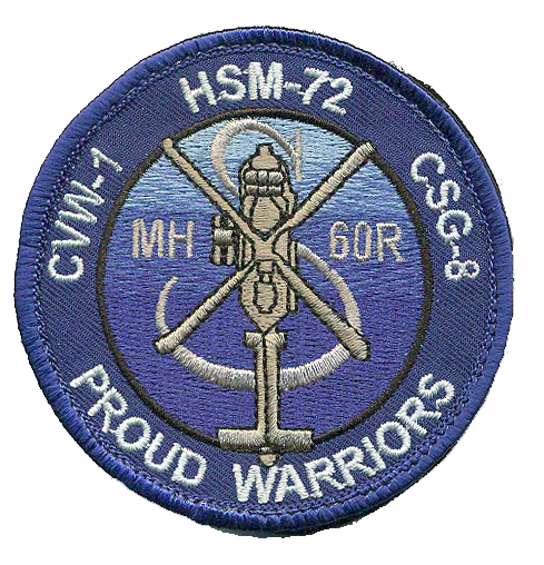 Official HSM-72 Silver Dollar MH-60R Patches