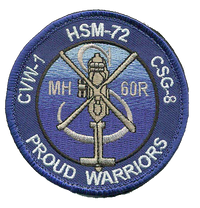 Official HSM-72 Silver Dollar MH-60R Patches