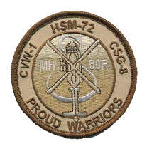 Official HSM-72 Silver Dollar MH-60R Patches