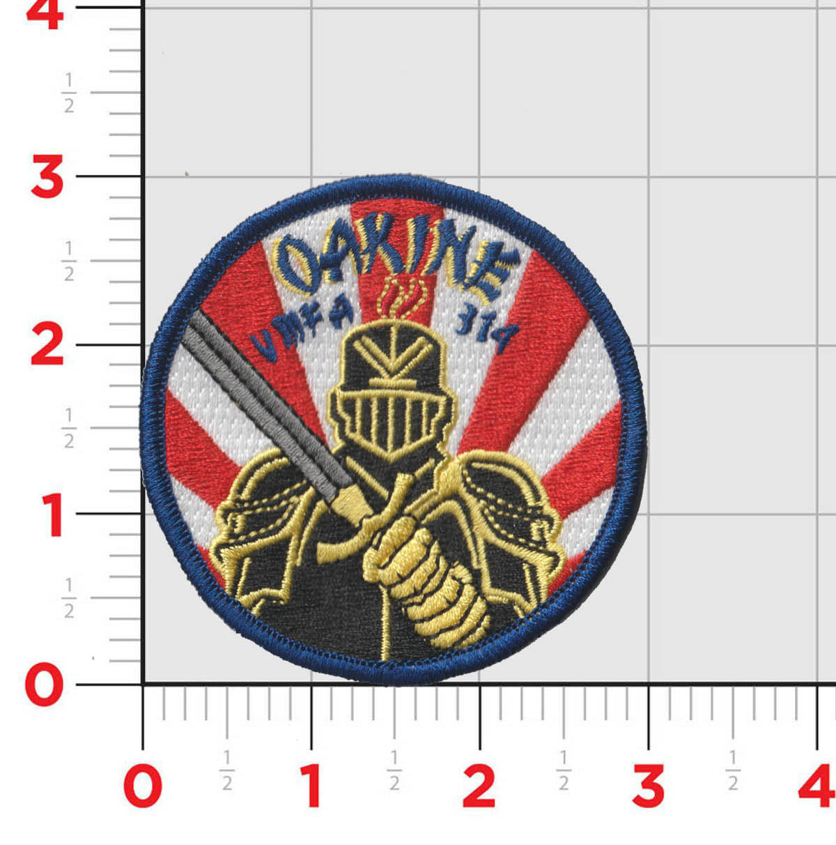 Official VMFA-314 Black Knights 2022 Cruise Patch