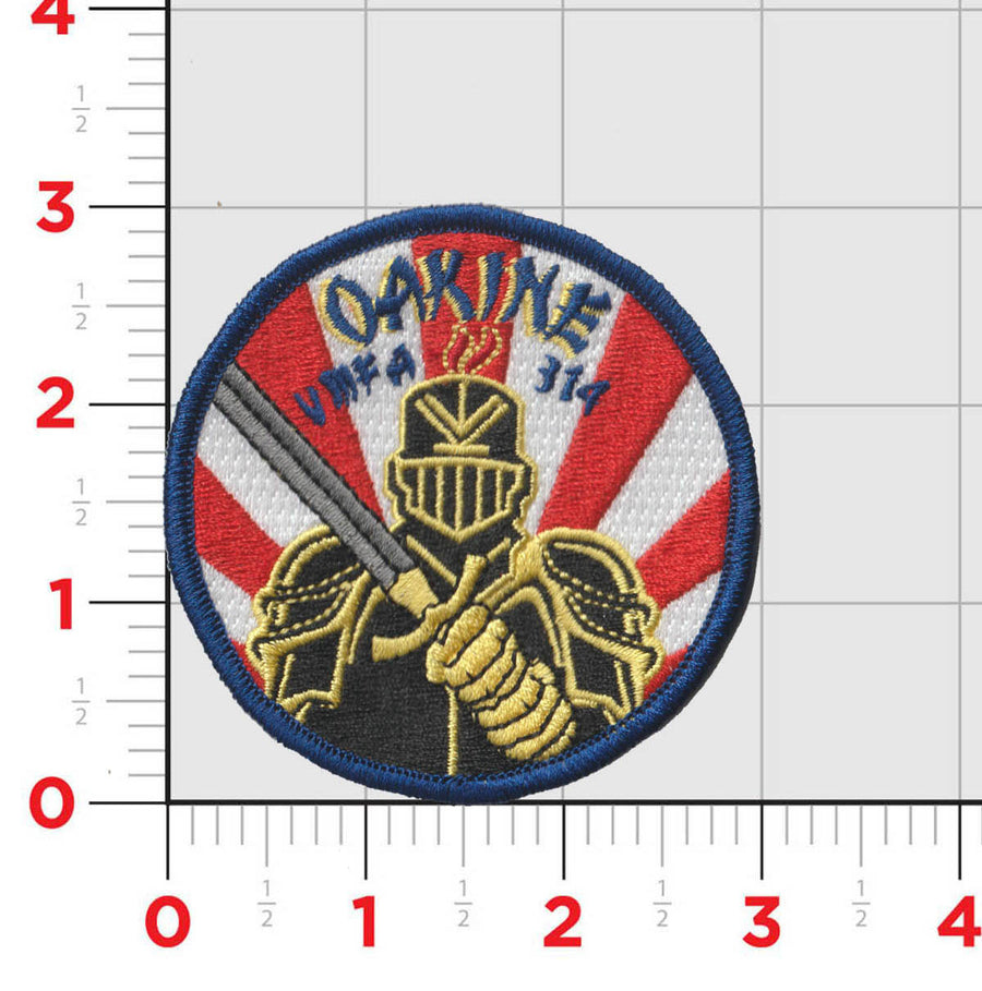 Official VMFA-314 Black Knights 2022 Cruise Patch