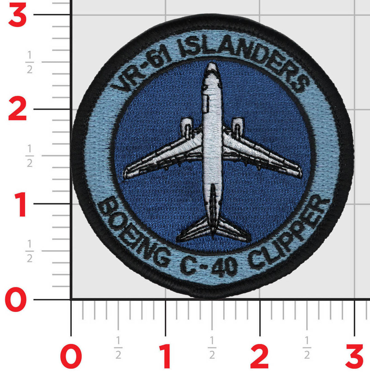 Official VR-61 Islanders C-40 Clipper Shoulder Patch