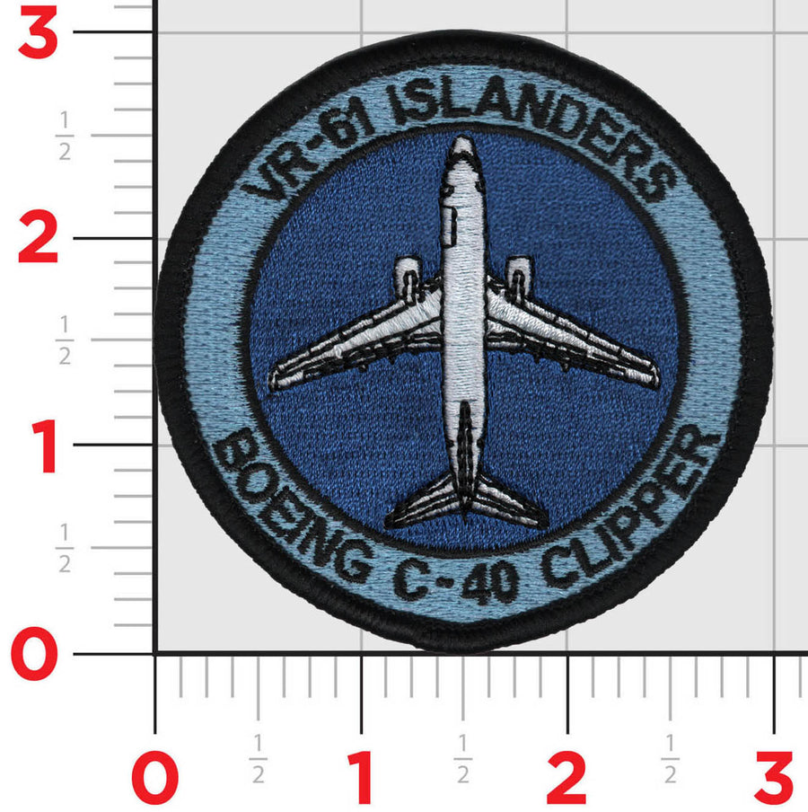 Official VR-61 Islanders C-40 Clipper Shoulder Patch
