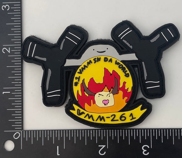 Official VMM-261 Raging Bulls #1 VMM in da World PVC Patch
