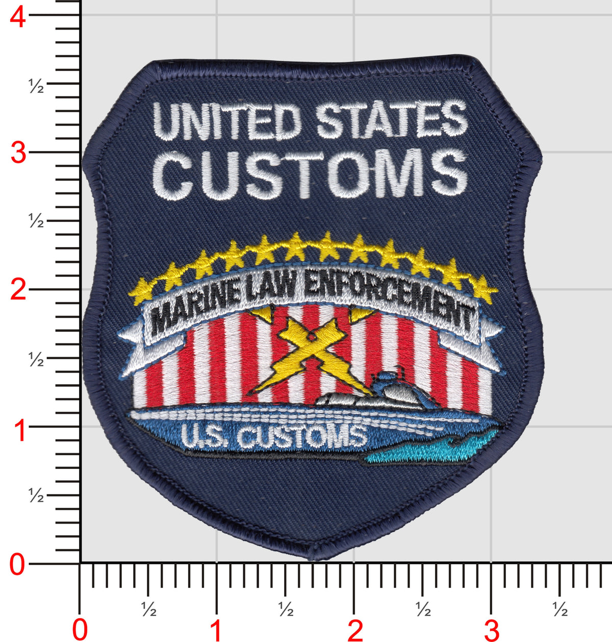 Legacy US Customs Marine Patch