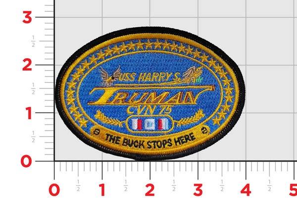 Officially Licensed US Navy USS Harry S Truman CVN-75 Patch
