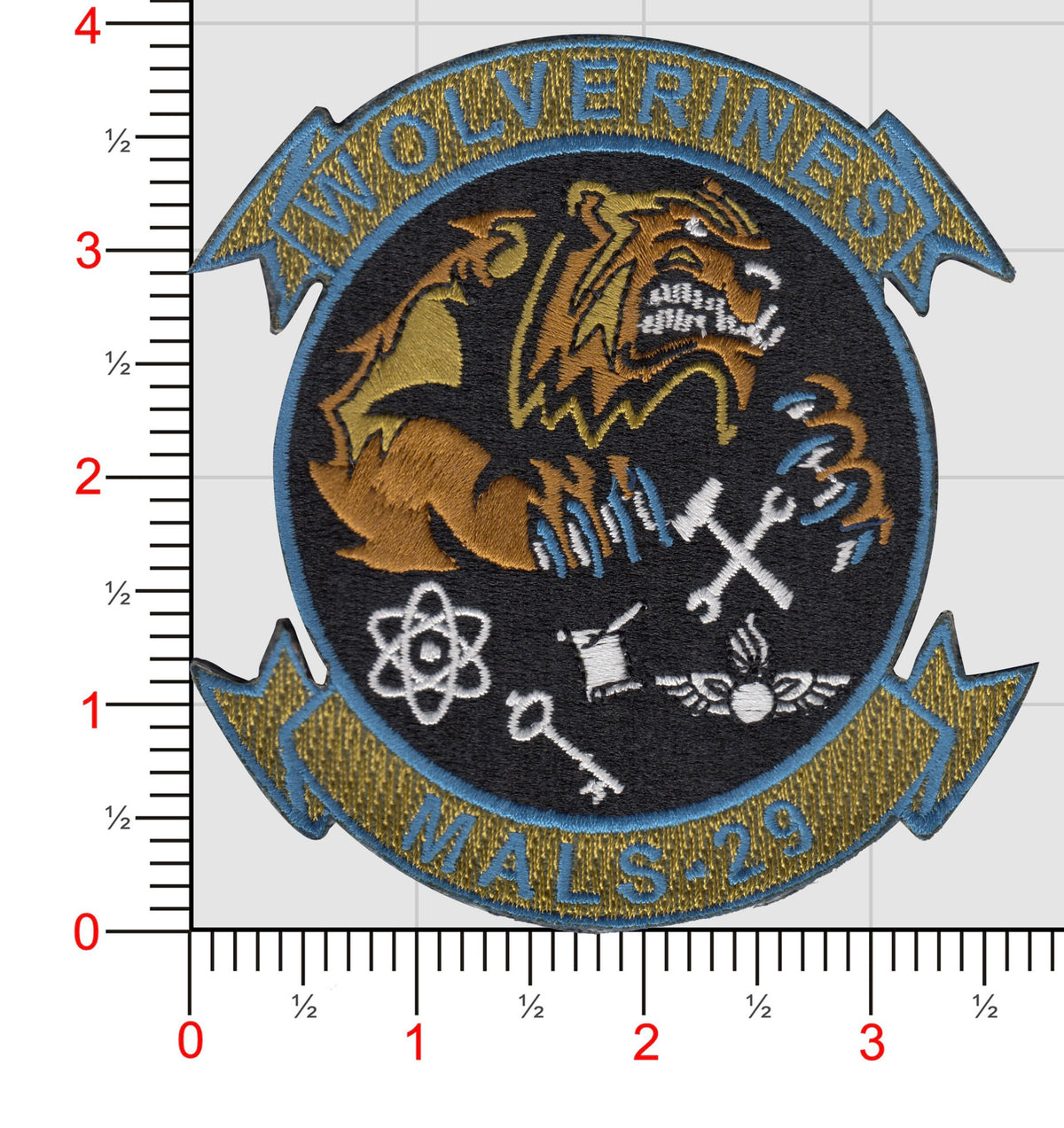 Officially Licensed USMC MALS-29 Wolverines 2018 Patch