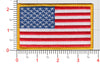 Full Color Gold Edge (2.25x3.75") / With Hook & Loop