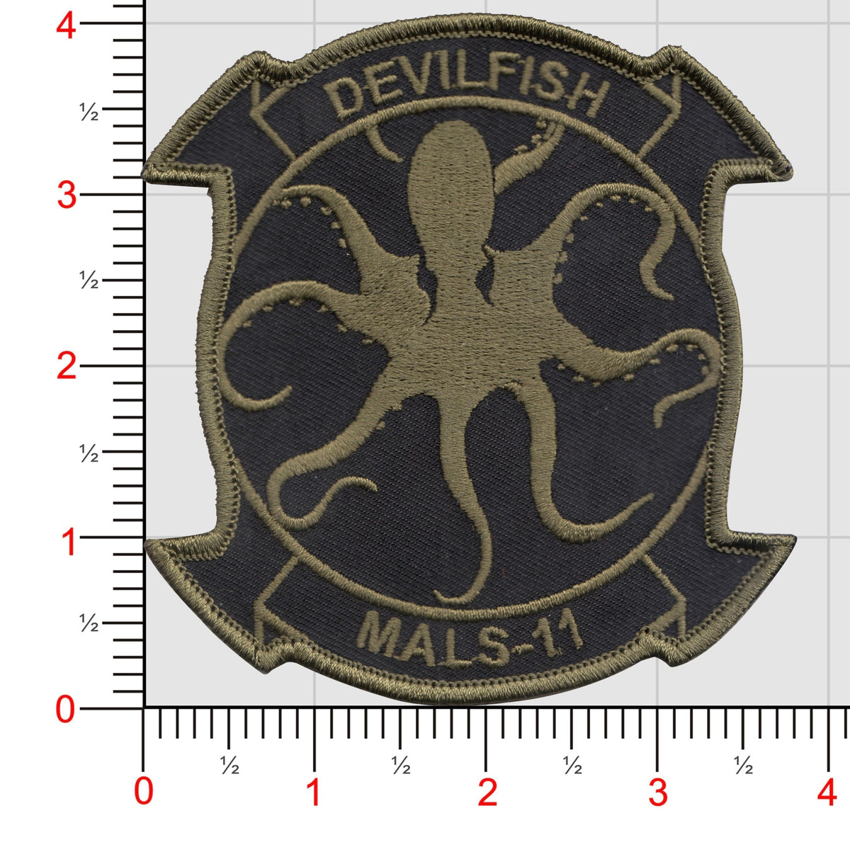 Officially Licensed USMC MALS-11 Devilfish 2022 Patch