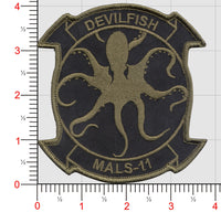 Officially Licensed USMC MALS-11 Devilfish 2022 Patch