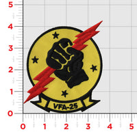 Officially Licensed US Navy VA/VFA-25 Fist of the Fleet Patches