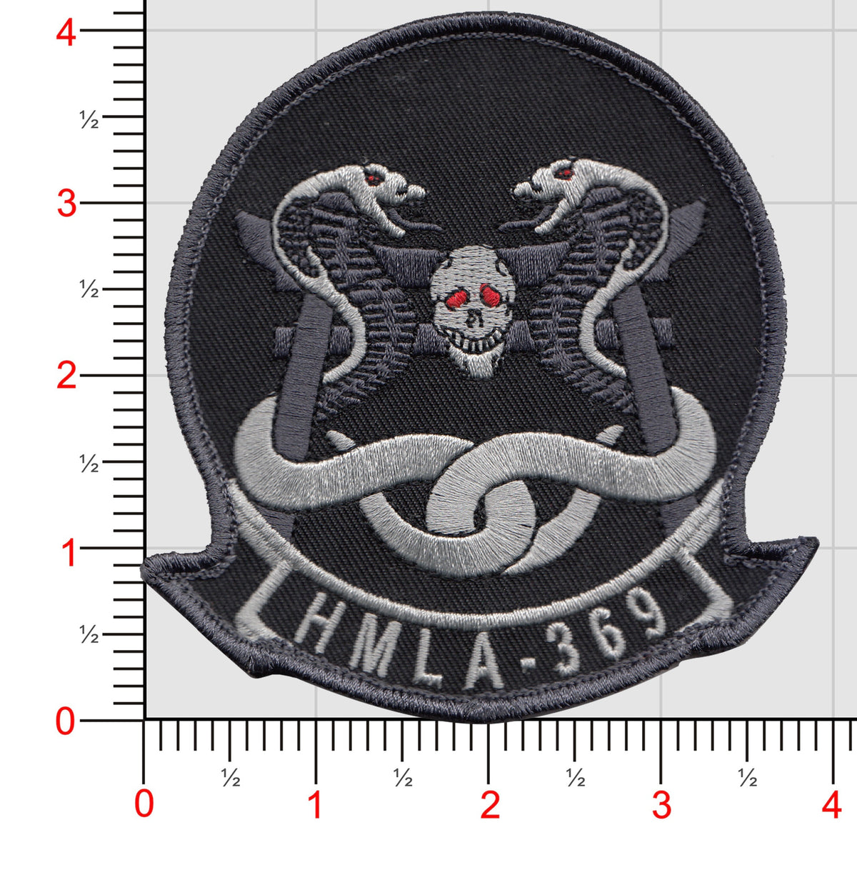 Officially Licensed USMC HMLA-369 Gunfighters Regular Squadron Patch