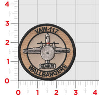 Official VAW-117 Wallbangers E-2C Shoulder Patches