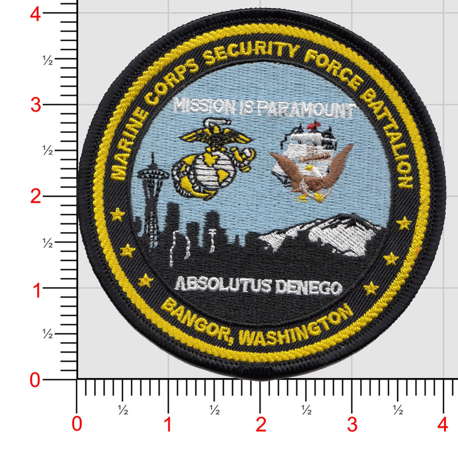 USMC Security Forces Bangor, WA Patch