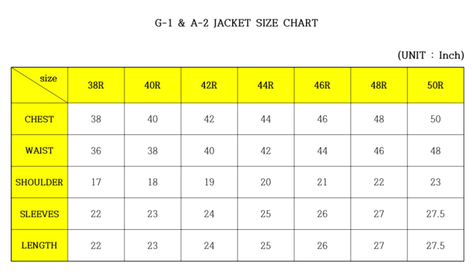 Korean Made Black G-1 Flight Jacket