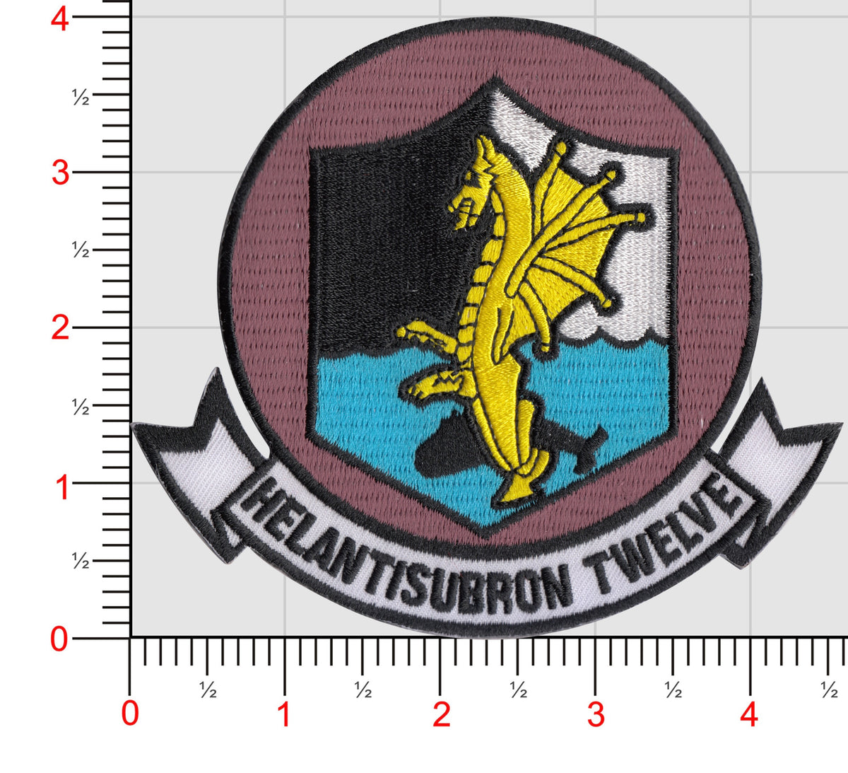 Officially Licensed US Navy HS-12 Wyverns Patch