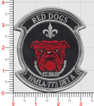 Officially Licensed USMC HMLA-773 Red Dogs DET A Patch