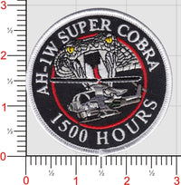 AH-1W Super Cobra Hours patches