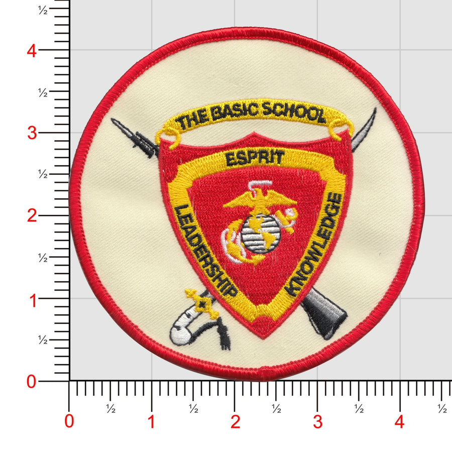 Officially Licensed USMC Officer Basic School Patch