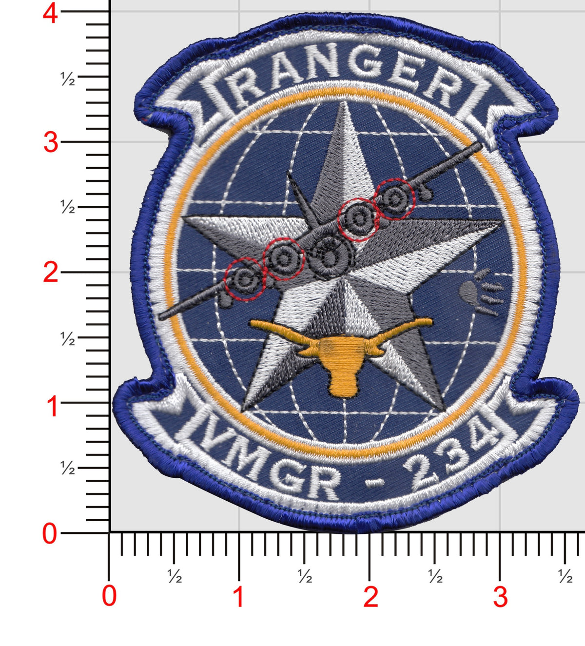 Officially Licensed USMC VMGR-234 Rangers Squadron Patch