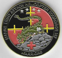 Officially Licensed HMLA-167 Warriors Squadron Coin