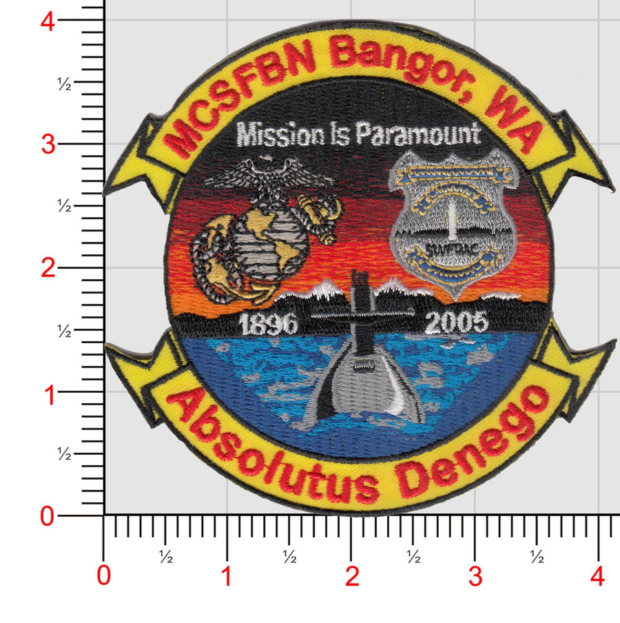 USMC Security Forces Bangor, WA (MCSFBN) Patch