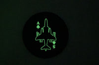 Official VMA-231 Ace of Spades Blackout/glow PVC Patches