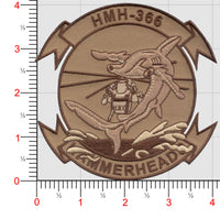 Officially Licensed USMC HMH-366 Hammerheads Squadron Patch
