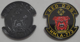 Officially Licensed HMLA-773 Red Dogs Black Nickel Coin