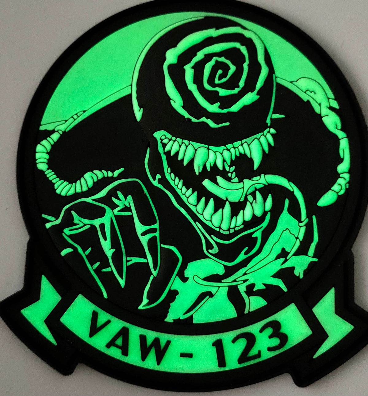 Official VAW-123 Screwtops Venom PVC Patch