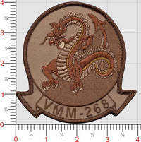 Officially Licensed USMC VMM-268 Red Dragons Patch