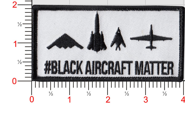 #Black Aircraft Matter Patch