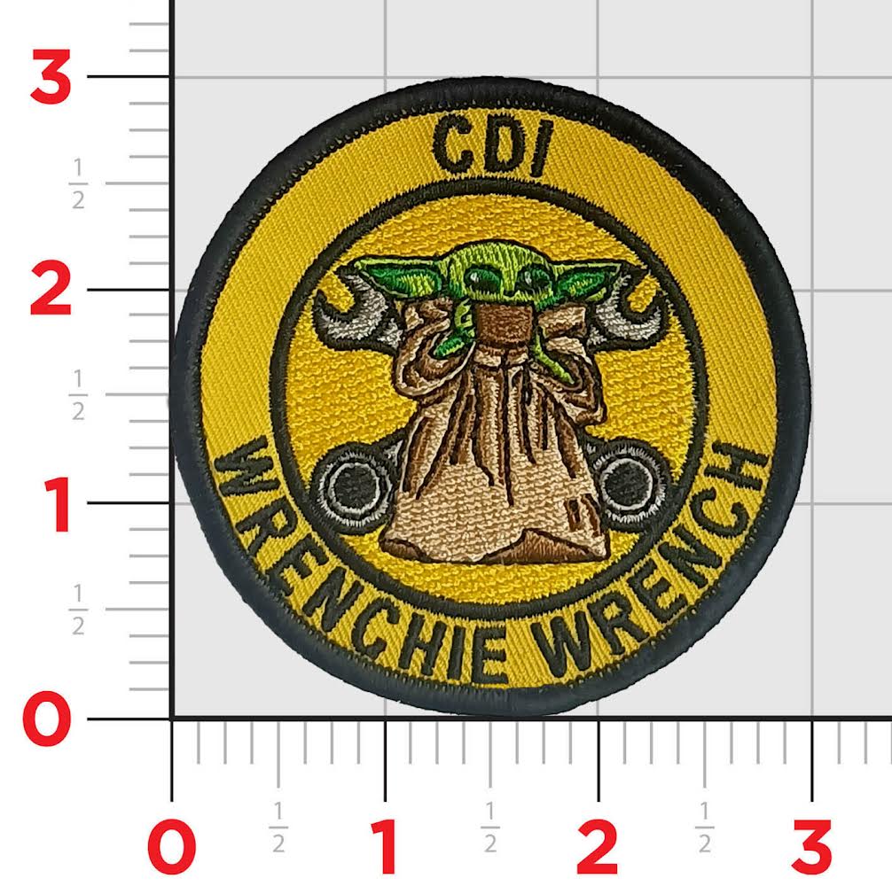 MALS-29 Baby Yoda Wrenchie Wrenchie Qual Patches