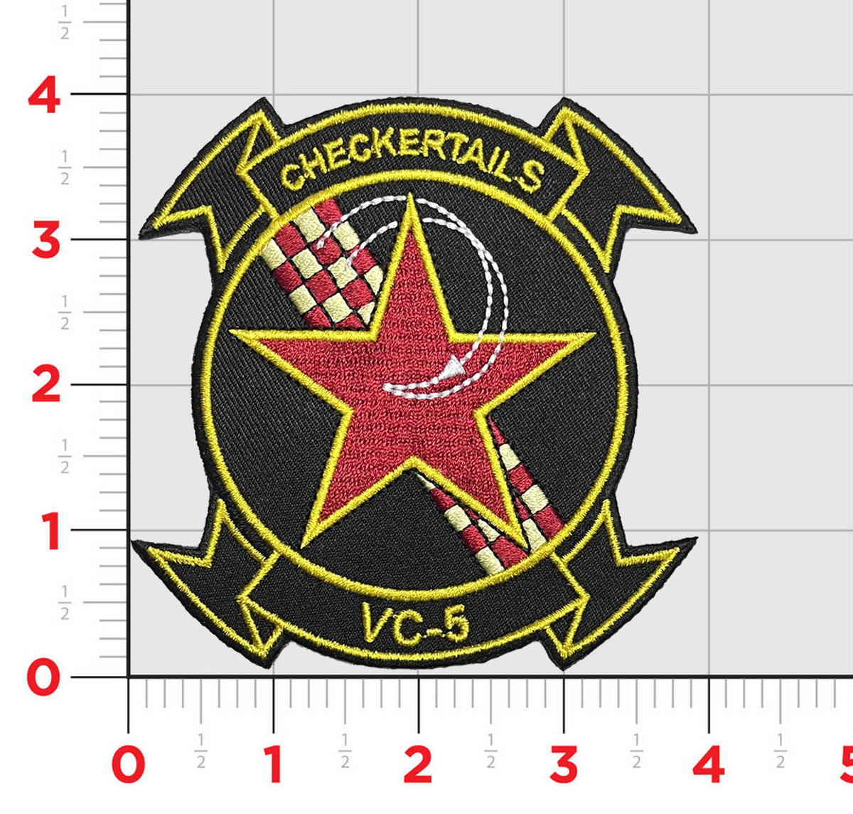 Officially Licensed US Navy VC-5 Checkertails Patch