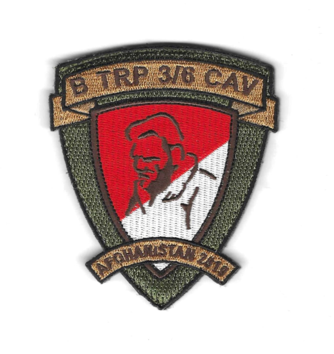 US Army B Troop 3/6 Cav Silver Spurs Patch (3/6)