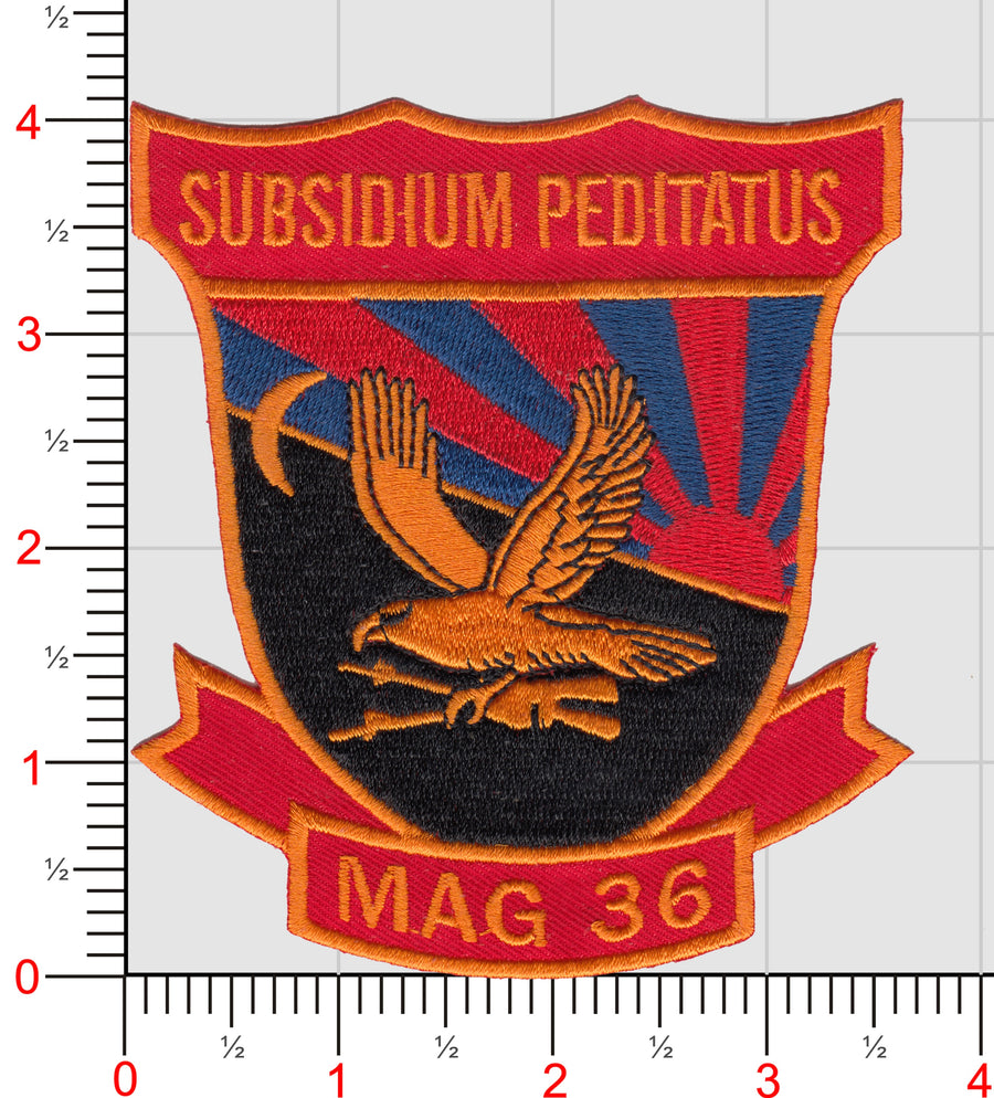 Officially Licensed USMC Marine Aircraft Group MAG-36 Patch
