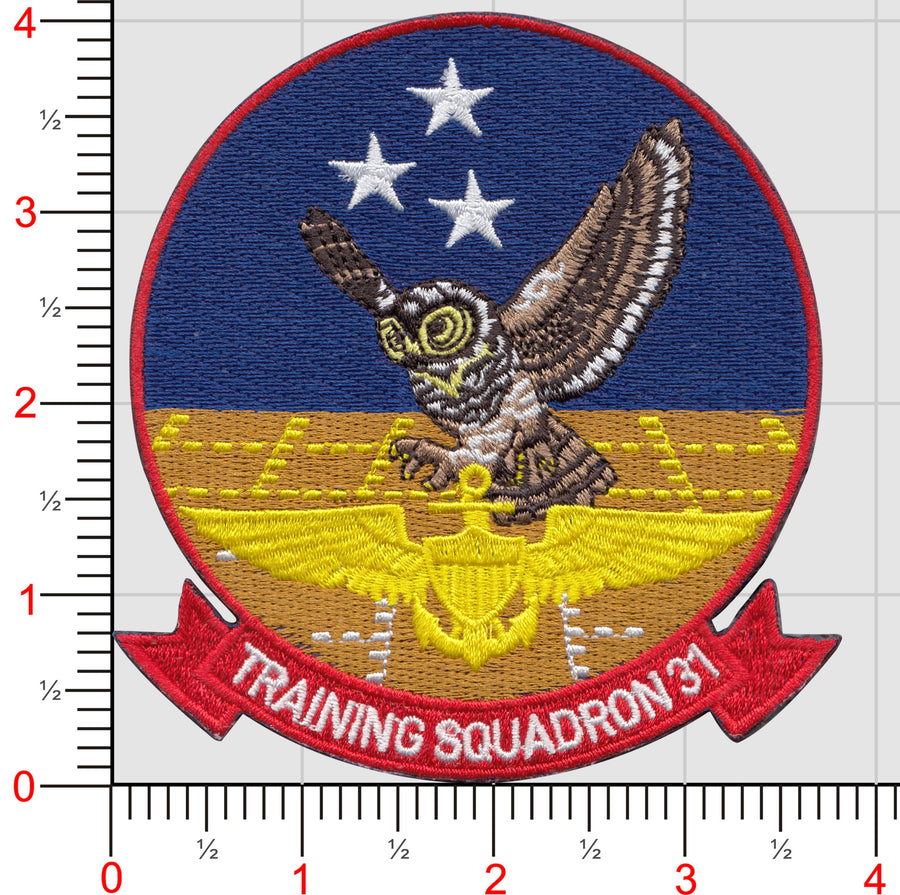 Officially Licensed US Navy VT-31 Wise Owls Squadron Patches
