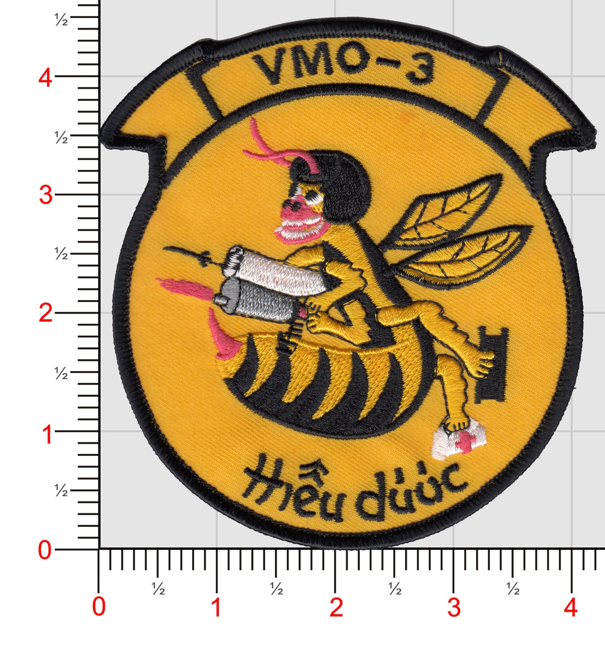 Officially Licensed USMC VMO-3 HMLA-367 Scarface Throwback Patch