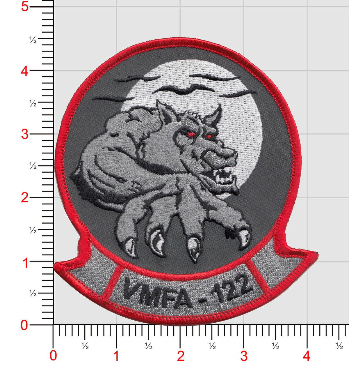 Officially Licensed USMC VMFA-122 Werewolves Squadron Patch