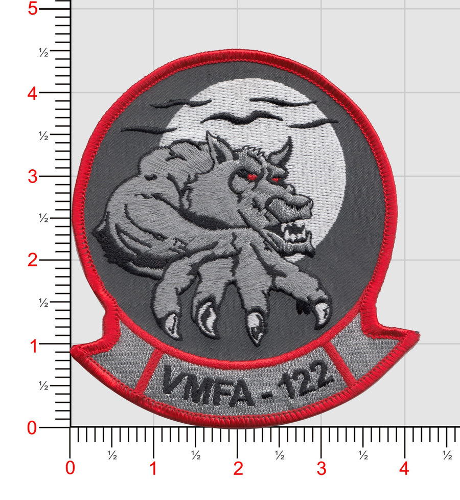 Officially Licensed USMC VMFA-122 Werewolves Squadron Patch