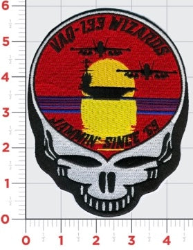 VAQ-133 Wizards Dead Head Patch