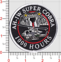 AH-1W Super Cobra Hours patches