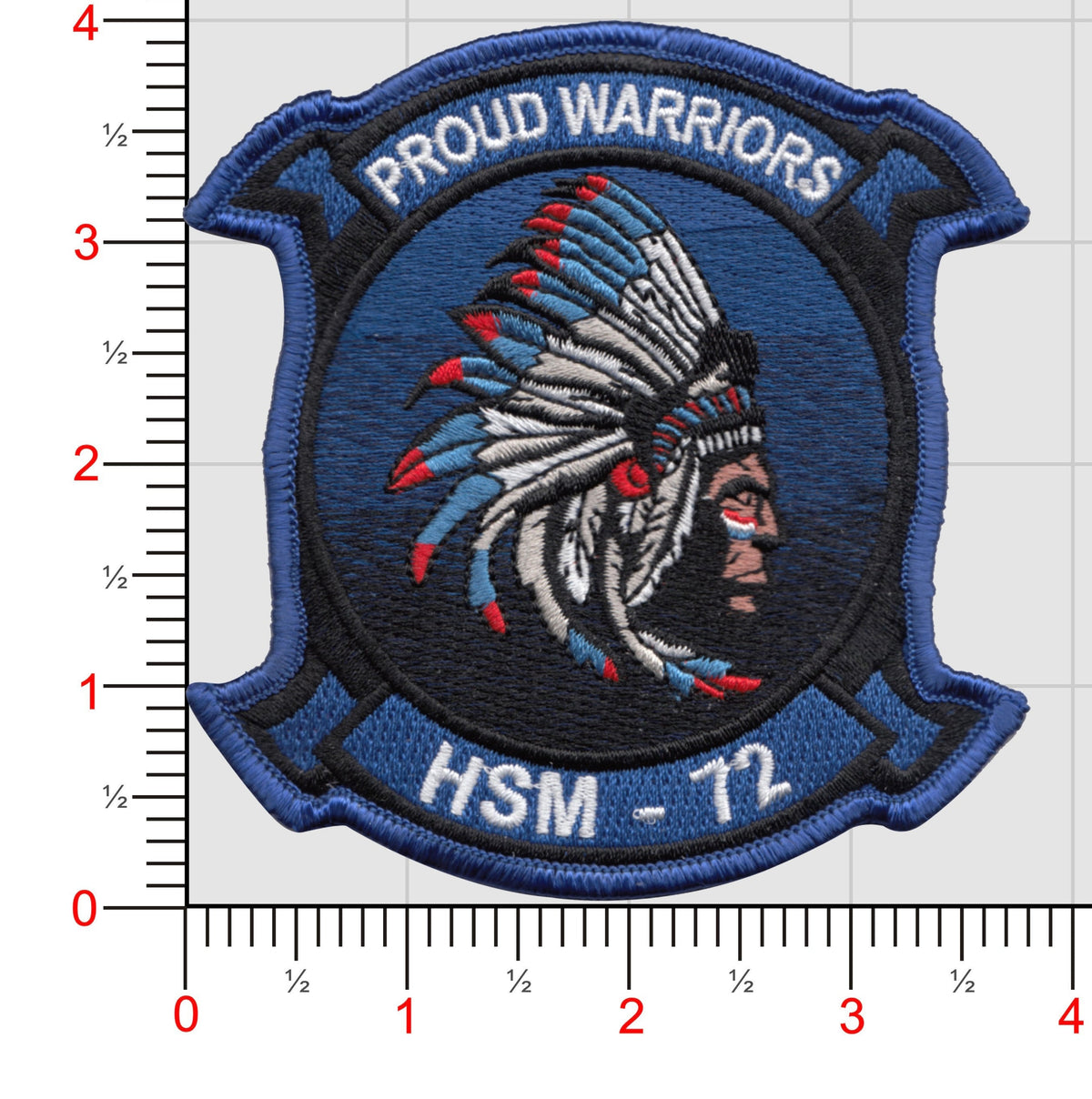 Officially Licensed HSM-72 Proud Warriors Faded Squadron Patches