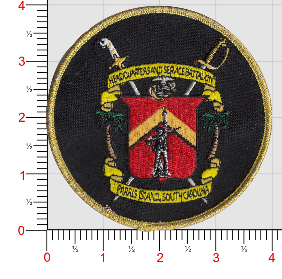 Officially Licensed USMC Headquarters and Service Battalion Parris Island Patch (Parris Island)