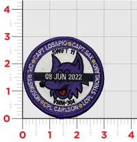 Official VMM-364 purple Foxes Swift-11 Memorial Patch & Sticker