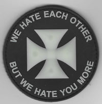 Official HMLA-169 We Hate Each Other But We Hate You More Shoulder Patches