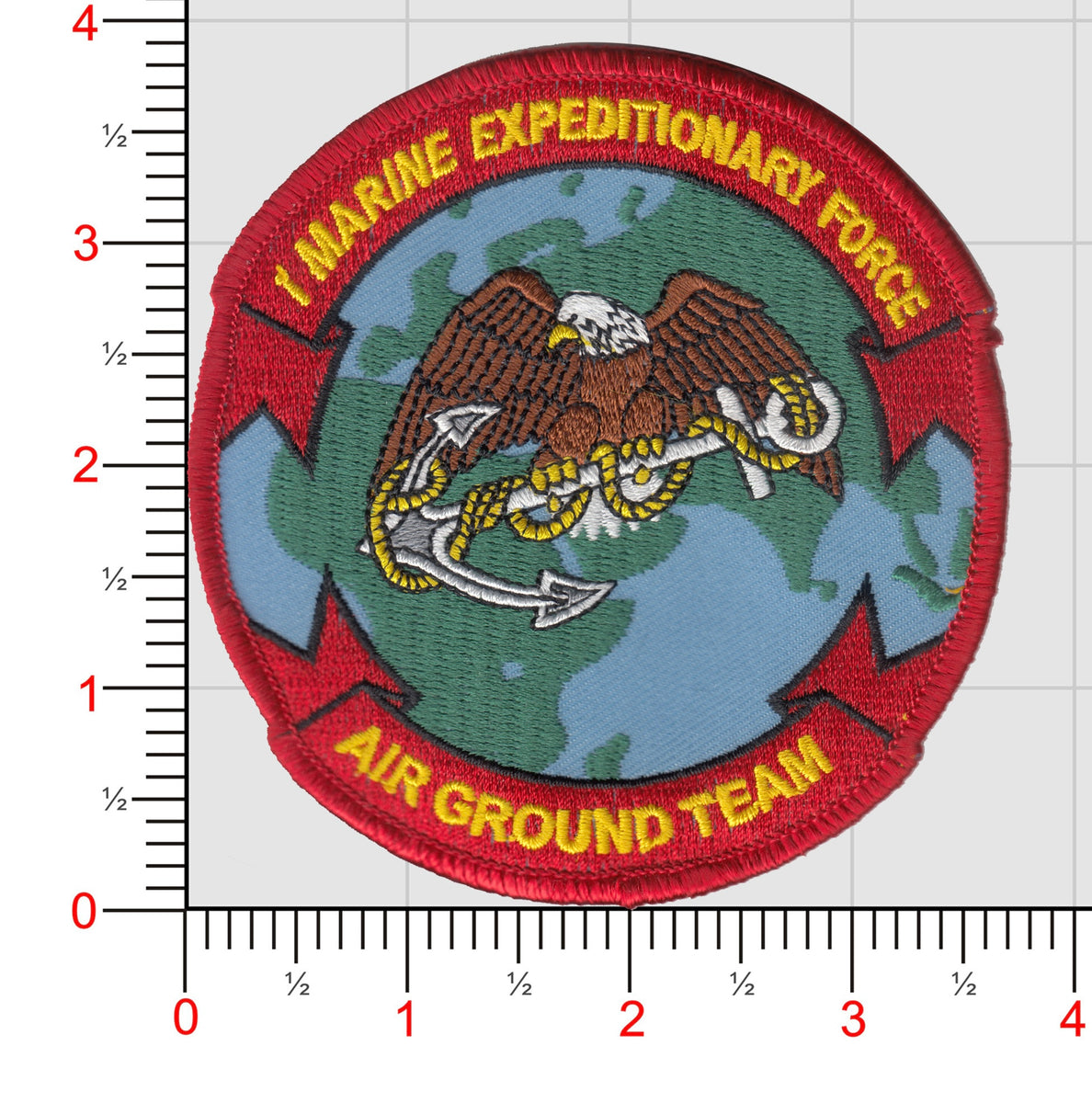 Buy Officially Licensed USMC 1st M Patch | MarinePatches.com ...